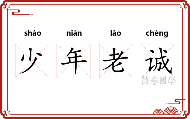 少年老诚
