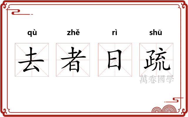 去者日疏