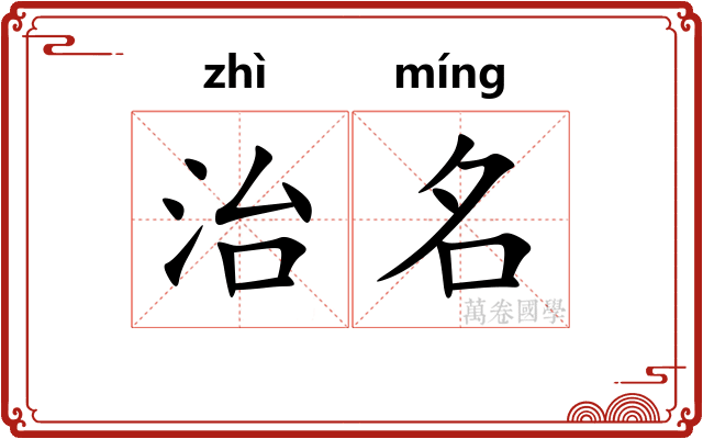 治名