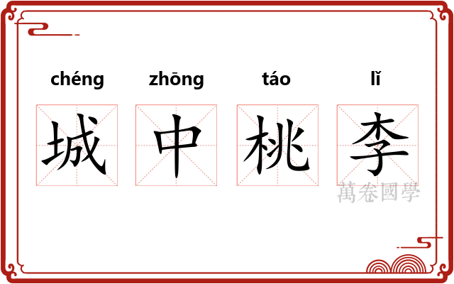 城中桃李