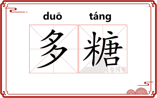 多糖 多糖