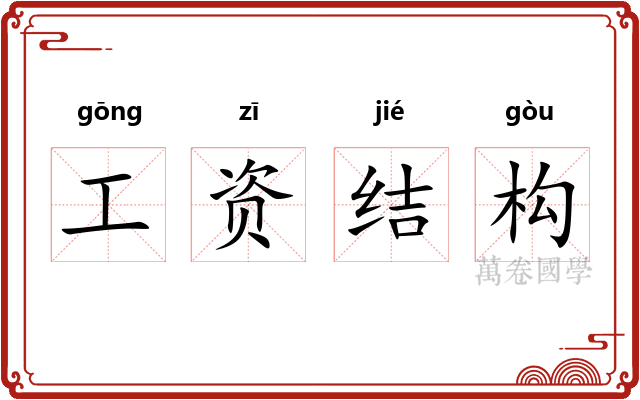 工资结构 工资结构