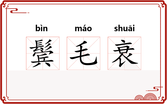 鬓毛衰