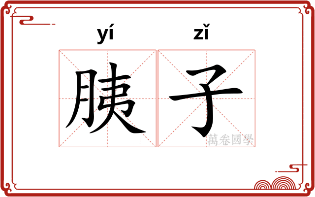 胰子 胰子