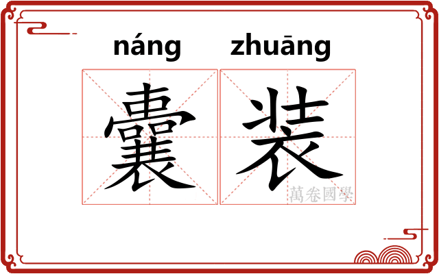囊装