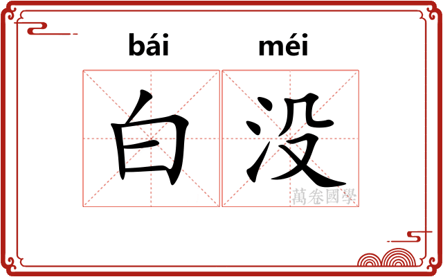 白没