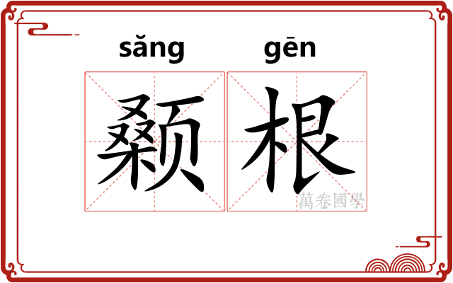 颡根 颡根