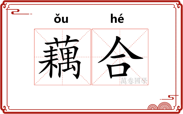 藕合