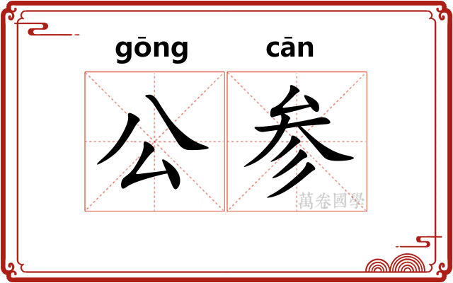 公参 公参