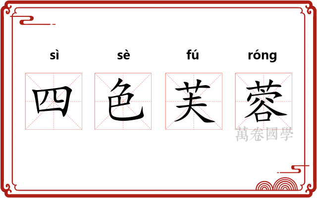 四色芙蓉 四色芙蓉