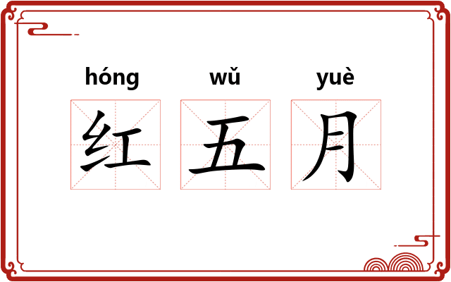红五月