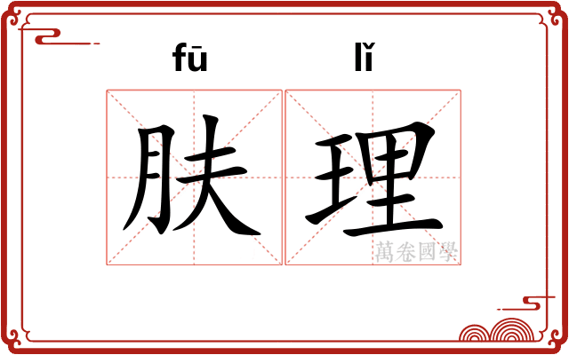 肤理