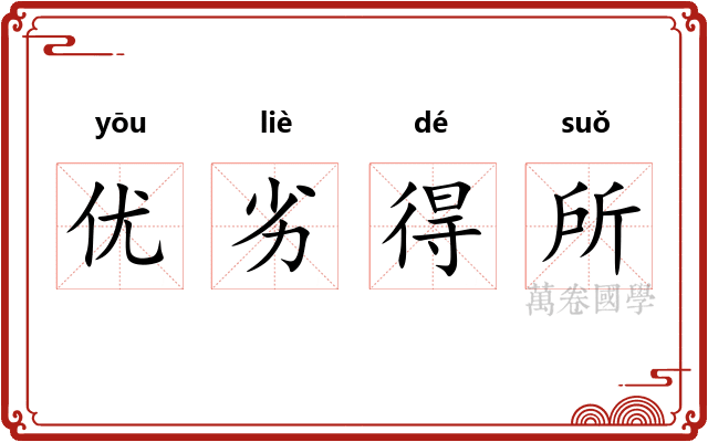 优劣得所
