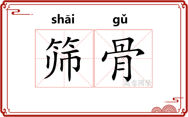 筛骨