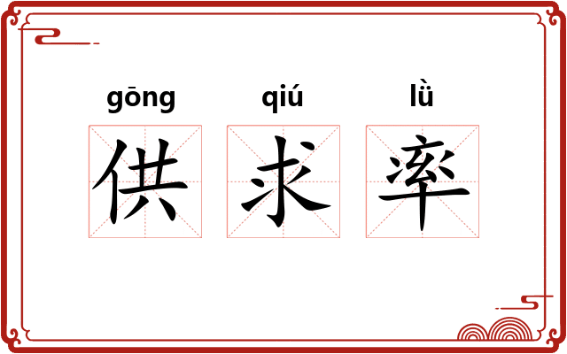 供求率 供求率