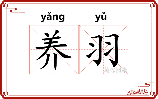 养羽