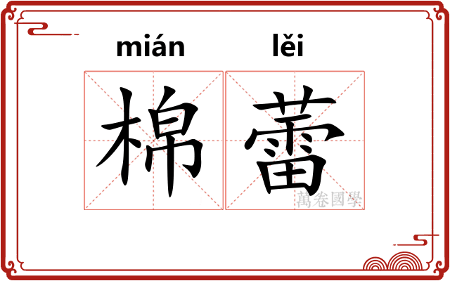 棉蕾