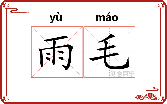 雨毛