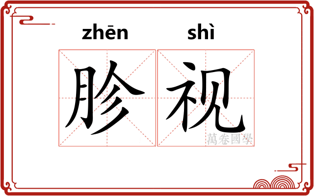 胗视