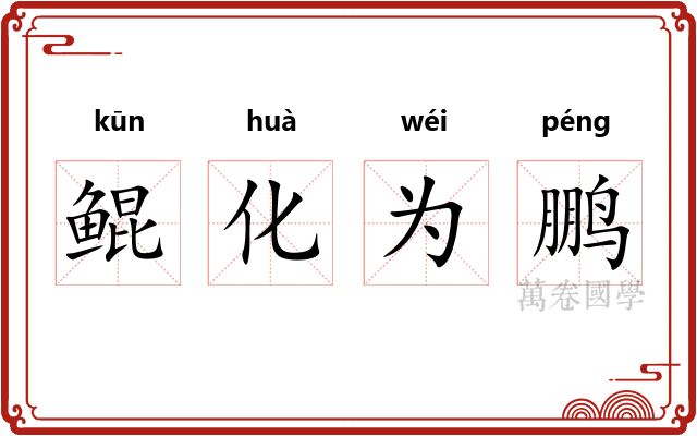鲲化为鹏