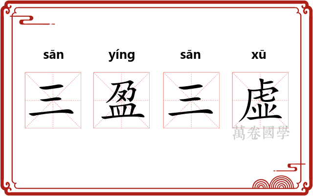 三盈三虚