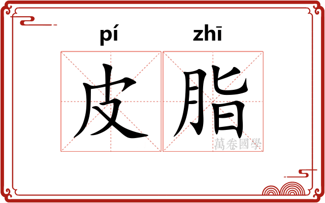 皮脂