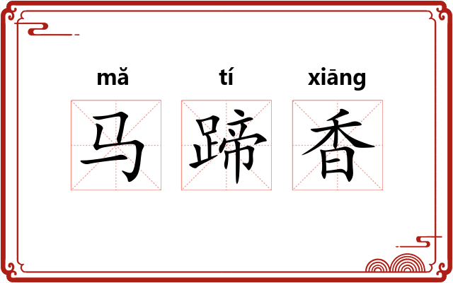 马蹄香