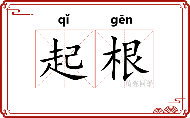起根
