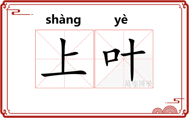 上叶