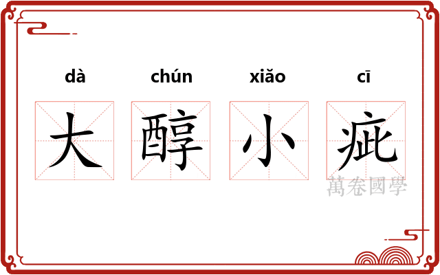 大醇小疵