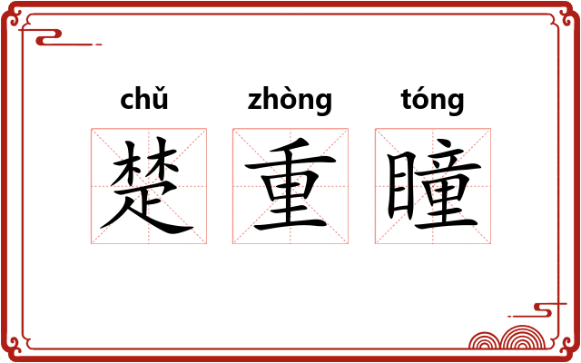 楚重瞳 楚重瞳