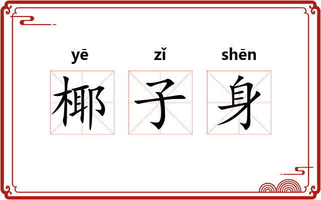 椰子身 椰子身