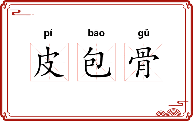 皮包骨 皮包骨