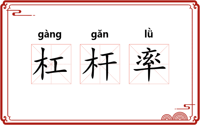 杠杆率 杠杆率