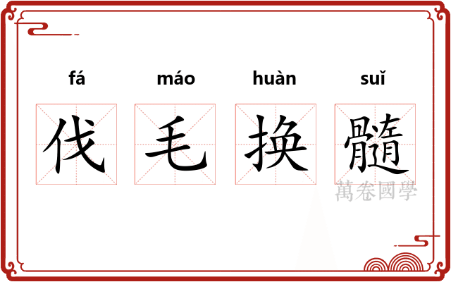 伐毛换髓