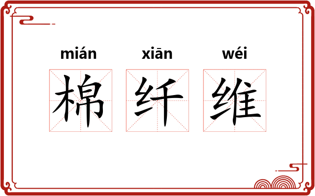 棉纤维 棉纤维