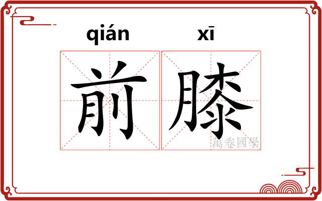 前膝