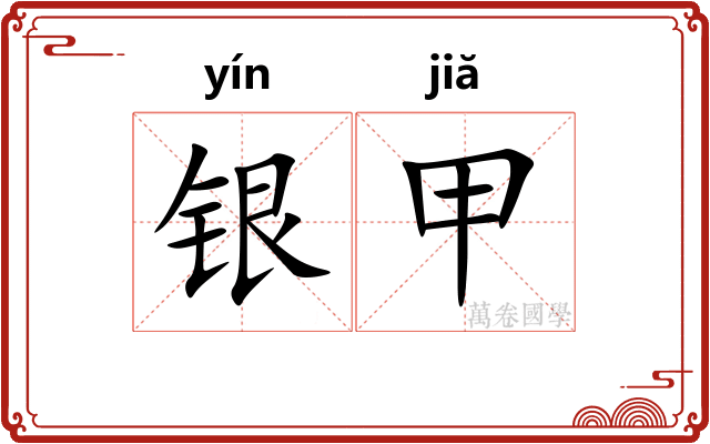 银甲 银甲