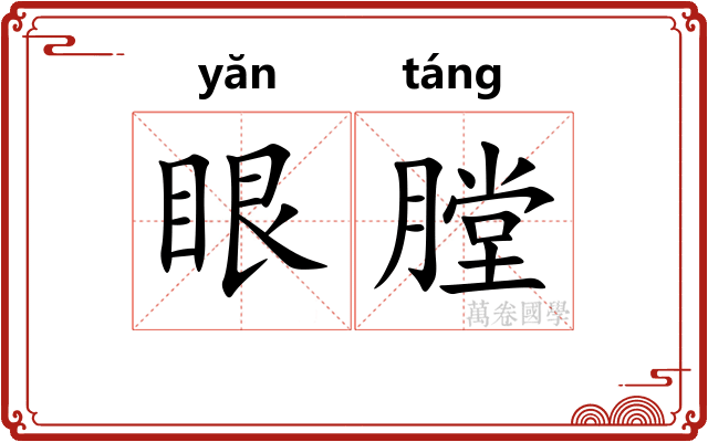 眼膛