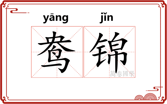 鸯锦