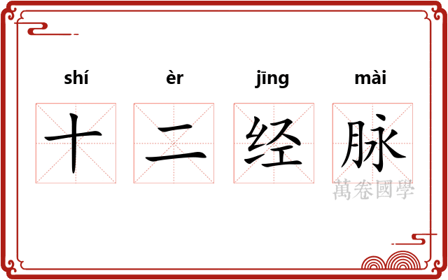 十二经脉 十二经脉