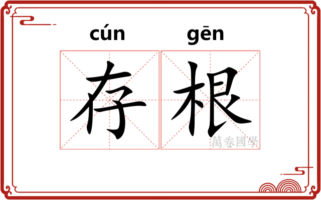存根
