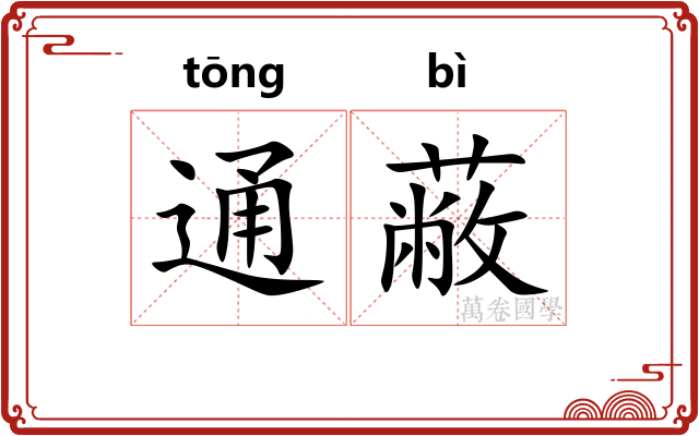 通蔽