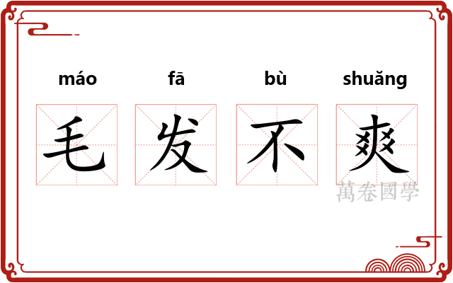 毛发不爽 毛发不爽