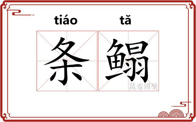 条鳎 条鳎