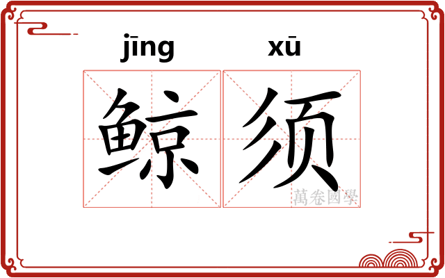 鲸须