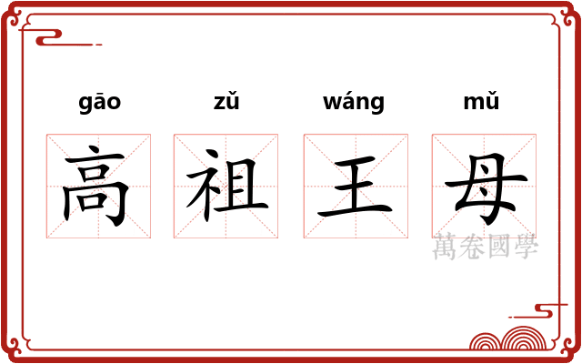 高祖王母