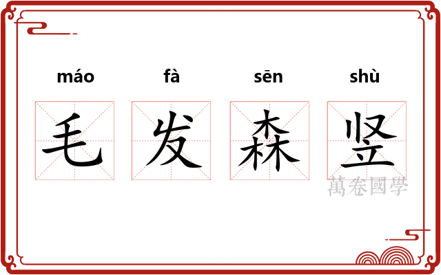 毛发森竖