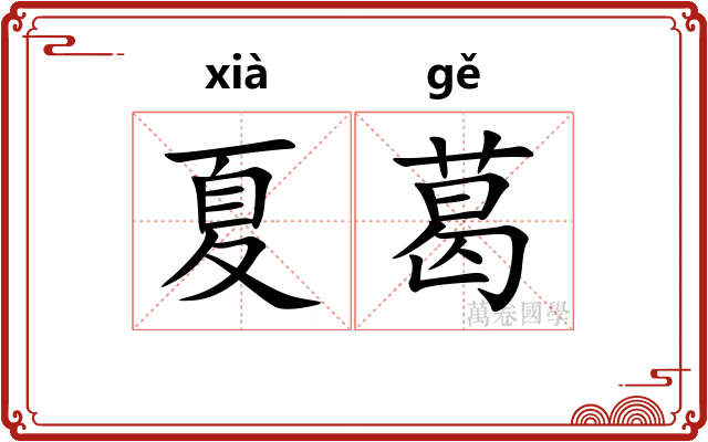 夏葛