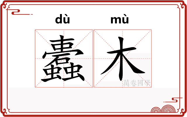 蠹木